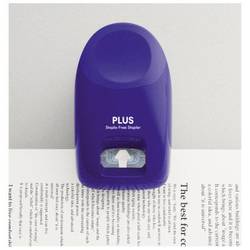 Plus Japan lösbar 10 Bl. (80 g/m²) 31260 sešívačka modrá Vázací výkon: 10 listů (80 g/m²)