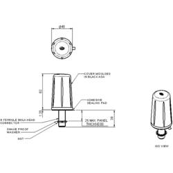 Wittenberg Antennen WB 15 autoanténa do okénka, pevně namontovaná anténa GSM, UMTS, LTE