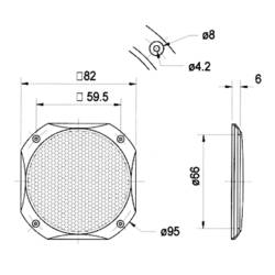 Visaton FRS8 ochranná mřížka reproduktoru