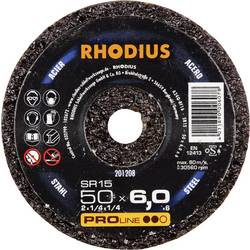 Rhodius 201208 RHODIUS SR 15, 25 ks brusných fred 50 x 6,0 x 6,00 mm, tvar 1, proline, Made in Germany, pro ocel 25 ks