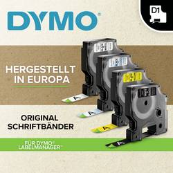 etikety DYMO D1 45017 polyester Barva pásky: červená Barva písma:černá 12 mm 7 m