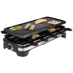 Princess 162650 raclette gril 10 pánviček, nepřilnavý povlak, funkce grilování, kabelové připojení, indikátor černá