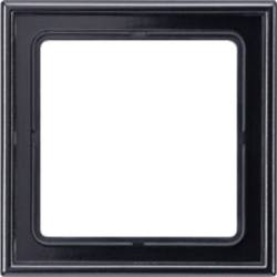 Jung 1násobné rámeček kryt černá LS981SW