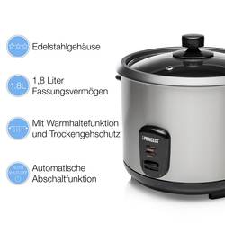 Princess 01.271950.01.001 vařič rýže nerezová ocel, černá