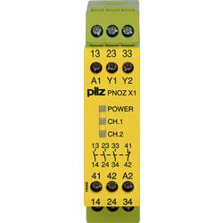 PILZ PNOZ X1 24VAC/DC 3n/o 1n/c bezpečnostní relé, 3 spínací kontakty, 1 rozpínací kontakt, (š x v x h) 22.5 x 87 x 121 mm, 774300, 1 ks
