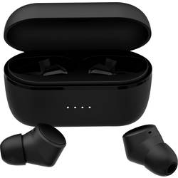 Tie Studio TX6 špuntová sluchátka (In Ear) Bluetooth® černá headset, regulace hlasitosti, odolné vůči potu, odolná vůči vodě