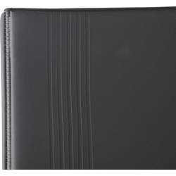 Sigel VZ300 kniha vizitek s kroužkovou vazbou 200 karet (š x v x h) 147 x 265 x 44 mm černá (matná) plast