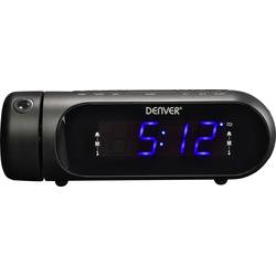 Denver CPR-700 radiobudík FM USB funkce alarmu, s USB nabíječkou černá