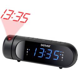 Denver CPR-700 radiobudík FM USB funkce alarmu, s USB nabíječkou černá
