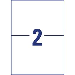 Avery-Zweckform L7916-40 univerzální etikety 210 x 148 mm polyethylenová fólie bílá 80 ks trvalé barevná laserová tiskárna, laserová tiskárna