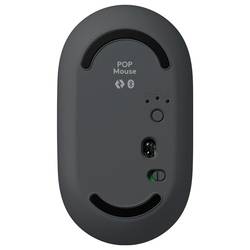 Logitech POP optická myš, přenos Bluetooth®, 4 tlačítko, 4000 dpi, grafit