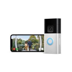 ring B09WZBVWL9 domovní IP/video telefon Video Doorbell Plus Wi-Fi venkovní jednotka niklová (matná), černá