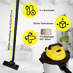 Clatronic BS 1313 mokrý a suchý autovysavač