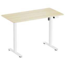 SpeaKa Professional psací stůl pro práci vsedě i ve stoje elektricky výškově nastavitelné Rozsah výšky: 72 do 1.2 m (š x h) 120 cm x 60 cm bílá, dřevo (světlé)