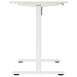 SpeaKa Professional psací stůl pro práci vsedě i ve stoje elektricky výškově nastavitelné Rozsah výšky: 72 do 1.2 m (š x h) 120 cm x 60 cm bílá, dřevo (světlé)