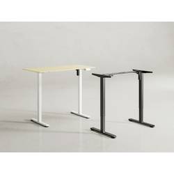 SpeaKa Professional psací stůl pro práci vsedě i ve stoje elektricky výškově nastavitelné Rozsah výšky: 720 do 1200 mm (š x h) 1200 mm x 600 mm bílá, dřevo