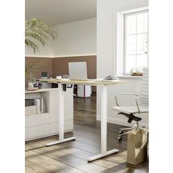 SpeaKa Professional psací stůl pro práci vsedě i ve stoje elektricky výškově nastavitelné Rozsah výšky: 720 do 1200 mm (š x h) 1200 mm x 600 mm bílá, dřevo