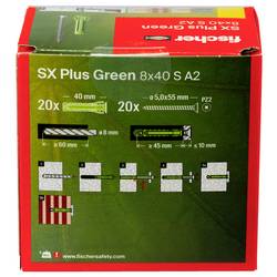 Fischer 567937 SX Plus Green hmoždinka 20 ks