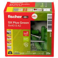 Fischer 567937 SX Plus Green hmoždinka 20 ks