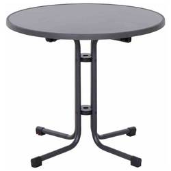 Siena Garden N47121 zahradní stůl ocel, Melamin antracit (matný), břidlicová, antická