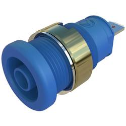 SKS Hirschmann SEB 2610 F4,8 Ni blau bezpečnostní vestavná zásuvka 4 mm modrá 1 ks