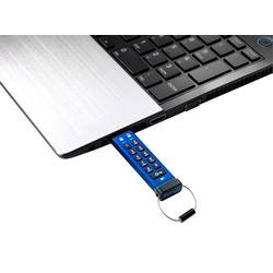 iStorage datAshur® PRO USB flash disk 64 GB modrá IS-FL-DA3-256-64 USB 3.2 (Gen 1x1)