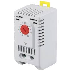 TRU COMPONENTS termostat do skříňového rozvaděče TC-NT31-F NC 1 rozpínací kontakt (d x š x v) 60 x 33 x 43 mm 1 ks