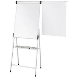 Maul mobilní flipchart MAULpro (š x v) 69 cm x 96 cm bílá vč. odkládací poličky, vč. držáku papíru, vč. držáku bloku, popisovatelný, magnetický, omyvatelný,