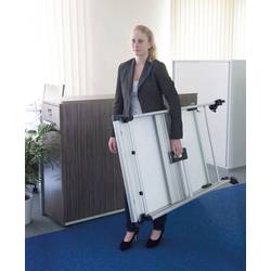 Maul mobilní flipchart MAULpro (š x v) 69 cm x 96 cm stříbrná vč. odkládací poličky, vč. držáku papíru, vč. držáku bloku, popisovatelný, magnetický,