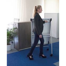 Maul mobilní flipchart MAULpro (š x v) 69 cm x 96 cm bílá vč. odkládací poličky, vč. držáku papíru, vč. držáku bloku, popisovatelný, magnetický, omyvatelný,