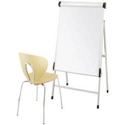 Maul mobilní flipchart MAULpro (š x v) 69 cm x 96 cm stříbrná vč. odkládací poličky, vč. držáku papíru, vč. držáku bloku, popisovatelný, magnetický,