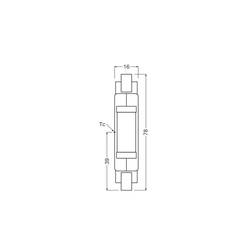 OSRAM HOMELIGHTING 4058075840461 LED Energetická třída (EEK2021) F (A - G) R7s 4.5 W = 40 W neutrální bílá (Ø x v) 16 mm x 16 mm 1 ks