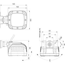 Fristom pracovní světlomet 12 V, 24 V, 36 V FT-036 LED ALU 2800 90380 rozsáhlé osvětlení (š x v x h) 100 x 123 x 64 mm 2800 lm 6000 K