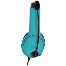 PDP 500-162-EU-BLRD Sluchátka Over Ear kabelová stereo modrá, červená (eloxovaná) Redukce šumu mikrofonu, Potlačení hluku Vypnutí zvuku mikrofonu Gaming