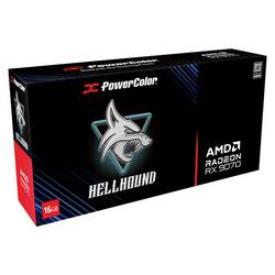 Powercolor grafická karta AMD Radeon RX 9070 RX 9070 16GB Hellhound OC GD 16 GB GDDR6 VRAM PCIe x16 HDMI® 2.1, DisplayPort 2.1