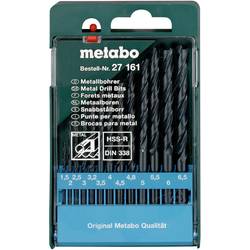 Metabo 627161000 sada spirálových vrtáku do kovu 13dílná 1.5 mm, 2 mm, 2.5 mm, 3 mm, 3.2 mm, 3.5 mm, 4 mm, 4.5 mm, 4.8 mm, 5 mm, 5.5 mm, 6 mm 13 ks
