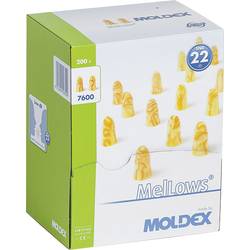 Moldex 760001 MelLows špunty do uší 22 dB pro jedno použití 200 pár