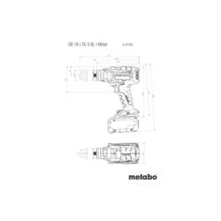 Metabo SB 18 LTX-3 BL I Metal aku příklepový šroubovák, bezkartáčové, vč. 2x aku, kufřík, vč. nabíječky, 603183650
