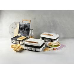 DOMO SANDWICH-WAFFEL-GRILL 3-IN-1 POWDER WHITE toustovač bílá