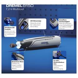 Dremel F0138150JA akumulátorový multifunkční nástroj 7.2 V, F0138150JA