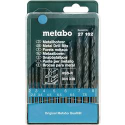 Metabo 627162000 kovový spirálový vrták 13dílná 2 mm, 2.5 mm, 3 mm, 3.5 mm, 4 mm, 4.5 mm, 5 mm, 5.5 mm, 6 mm, 6.5 mm, 7 mm, 7.5 mm, 8 mm 1 ks