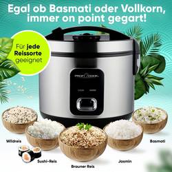Profi Cook PC-RK 1285 vařič rýže Inox , černá