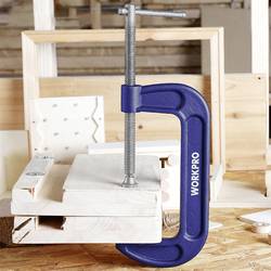 150 mm C-svorka WorkPro WP232020 Rozpětí (max.):150 mm Vnější délka: 280 mm Délka vyložení:150 mm
