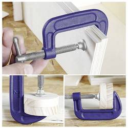 50 mm C-svorka WorkPro WP232017 Rozpětí (max.):50 mm Vnější délka: 110 mm Délka vyložení:50 mm