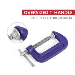 50 mm C-svorka WorkPro WP232017 Rozpětí (max.):50 mm Vnější délka: 110 mm Délka vyložení:50 mm