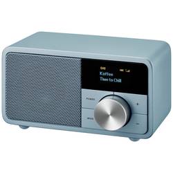 Sangean Genuine Mini DDR-7 A500420 stolní rádio, DAB+, FM, AUX, Bluetooth, tyrkysová
