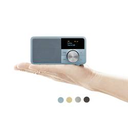 Sangean Genuine Mini DDR-7 A500420 stolní rádio, DAB+, FM, AUX, Bluetooth, tyrkysová