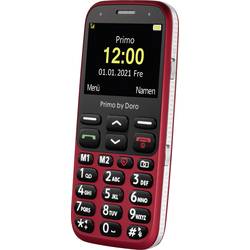 Primo by DORO 368 telefon pro seniory tlačítko SOS červená