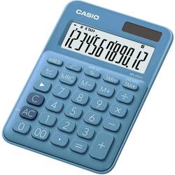 Casio MS-20UC-BU stolní kalkulačka, displej (počet míst) 12, solární napájení, na baterii, modrá
