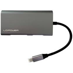 LC Power LC-HUB-C-MULTI-5 USB-C® (USB 3.1) Multiport hub antracitová, černá